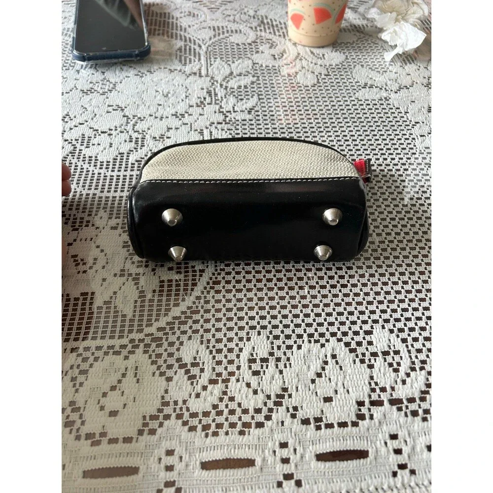 Stylish Black and Red Cosmetic Bag